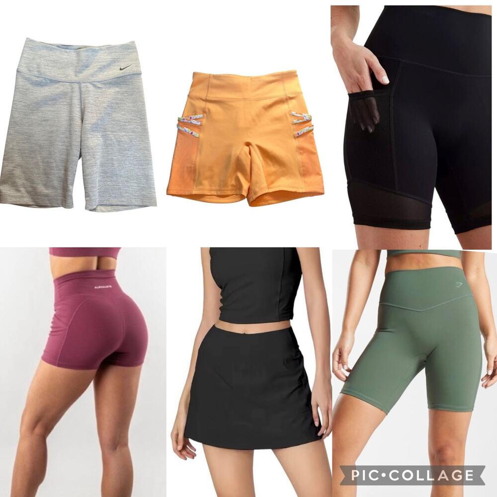 Sz small workout wear short bundle Nike Gymshark Alphalete fabletics offline